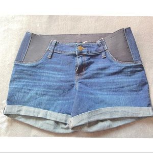 MATERNITY MIDI SHORT